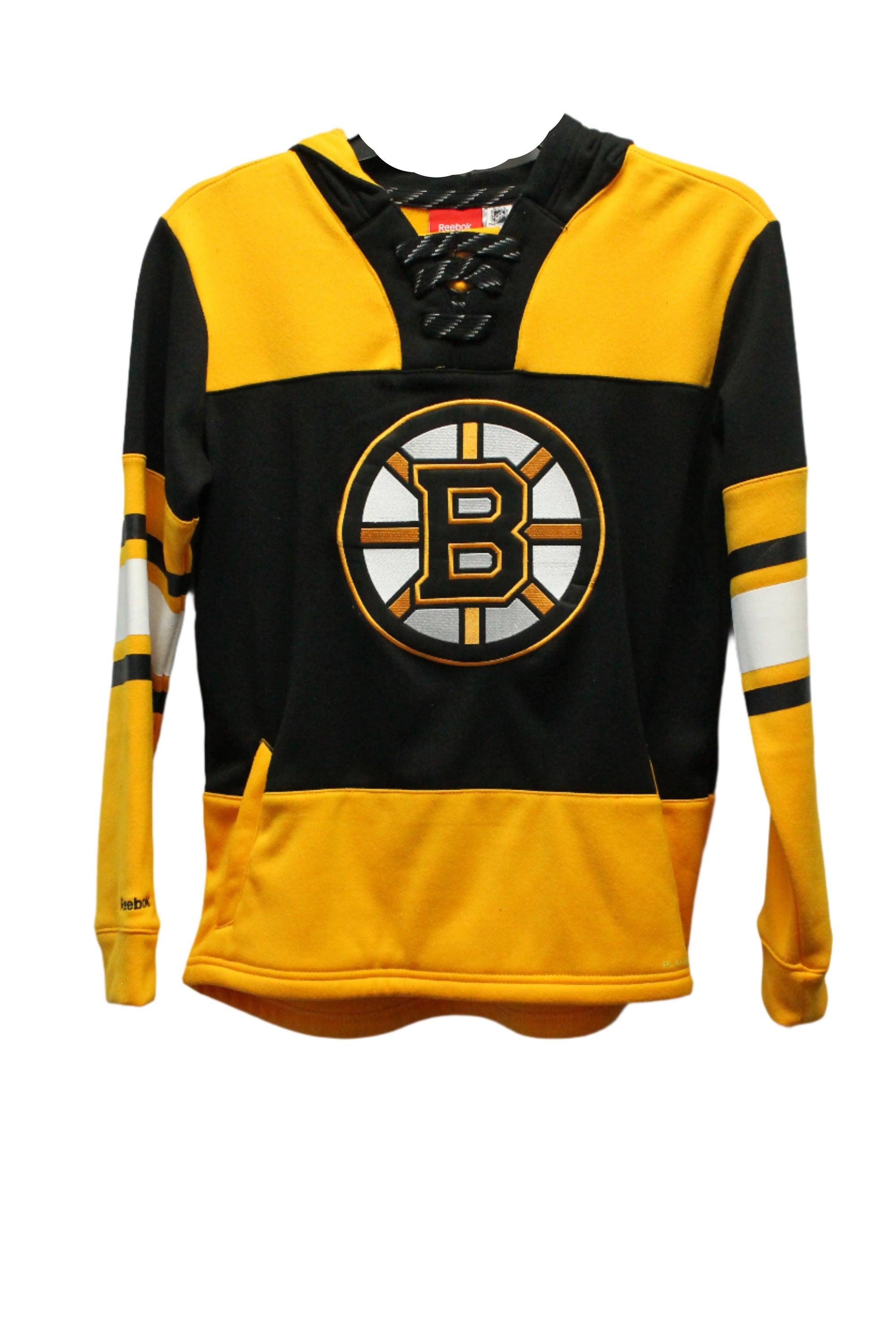 NHL Boston Bruins Youth Reebok Face Off Jersey Hoodie