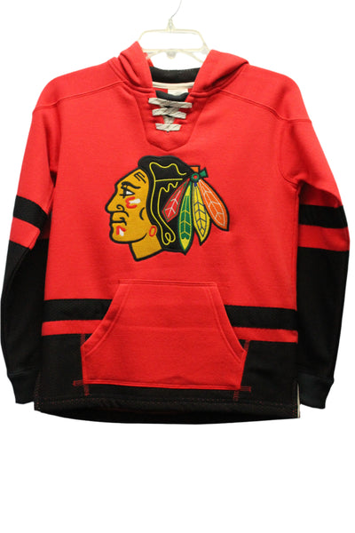NHL Chicago Blackhawks Youth CCM PRO OK'd Jersey Hoodie