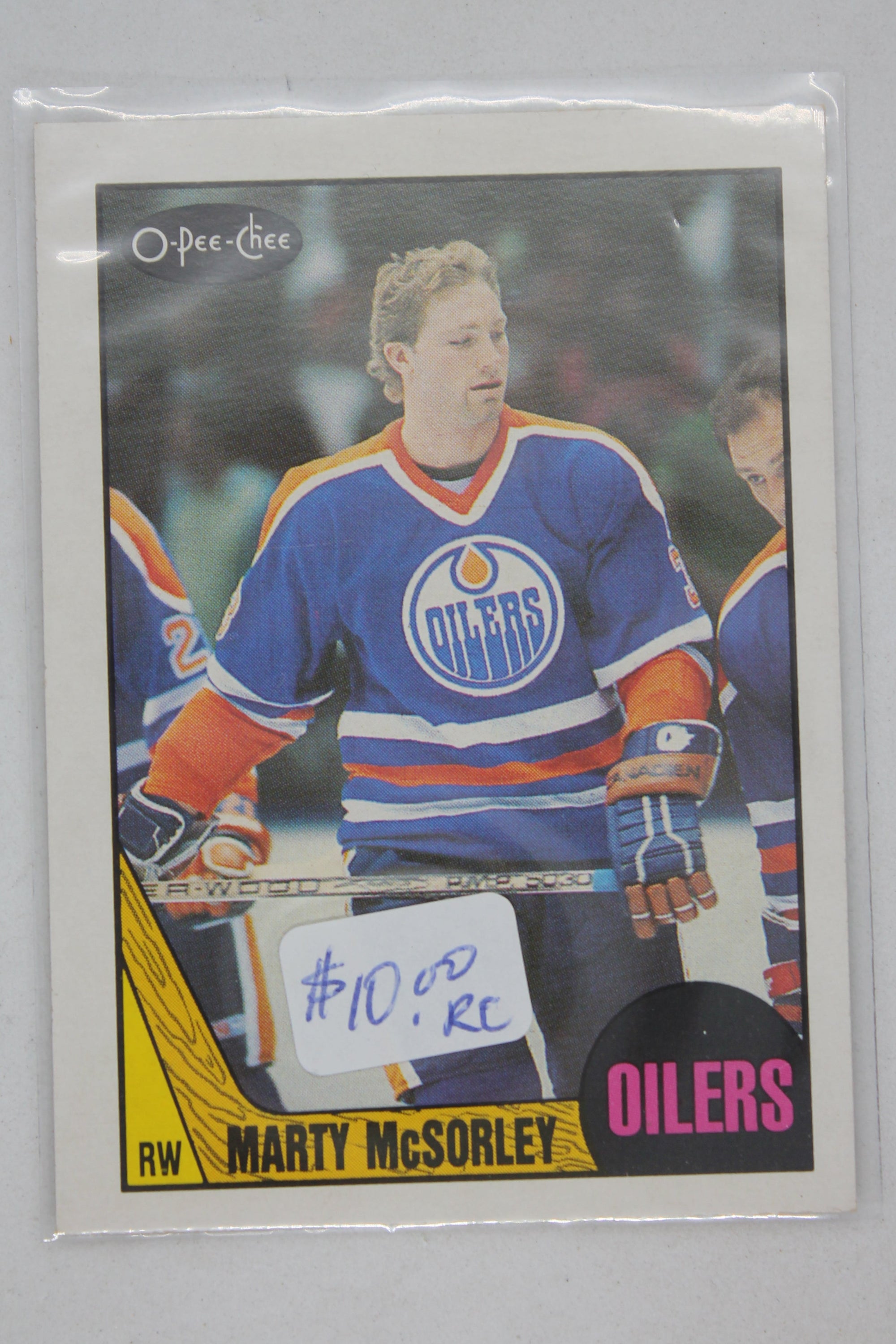 Marty McSorley 1987-88 O-Pee-Chee Rookie Card