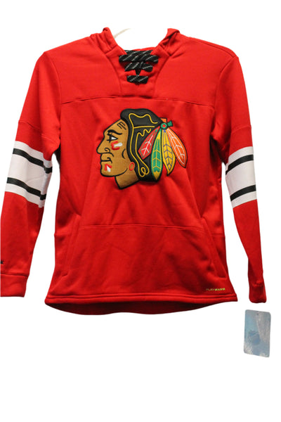 NHL Chicago Blackhawks Kids Reebok Face Off Jersey Hoodie