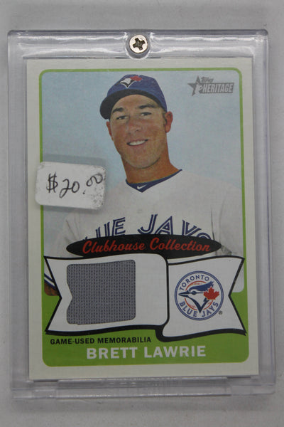 Brett Lawrie - Toronto Blue Jays 2014 Topps Heritage - Clubhouse Collection Relics Jersey Card