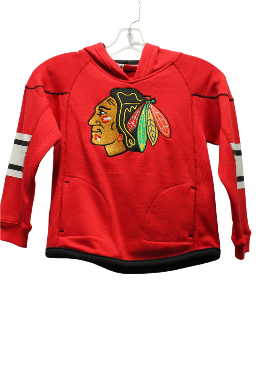 NHL Chicago Blackhawks Kids Reebok Face Off Logo Hoodie
