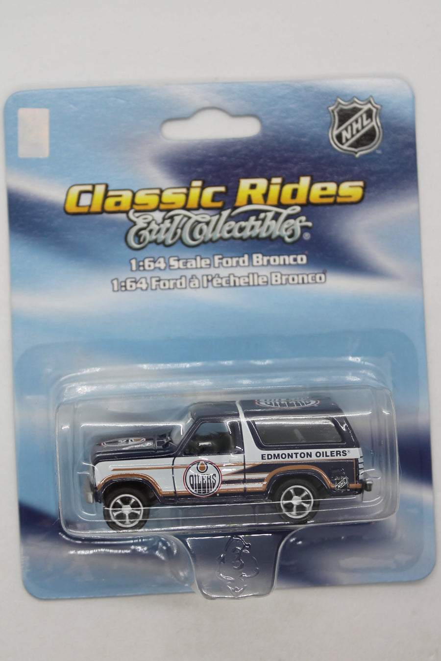 NHL Edmonton Oilers NHL Ertl Collectibles 1:64 Ford Bronco Diecast Truck