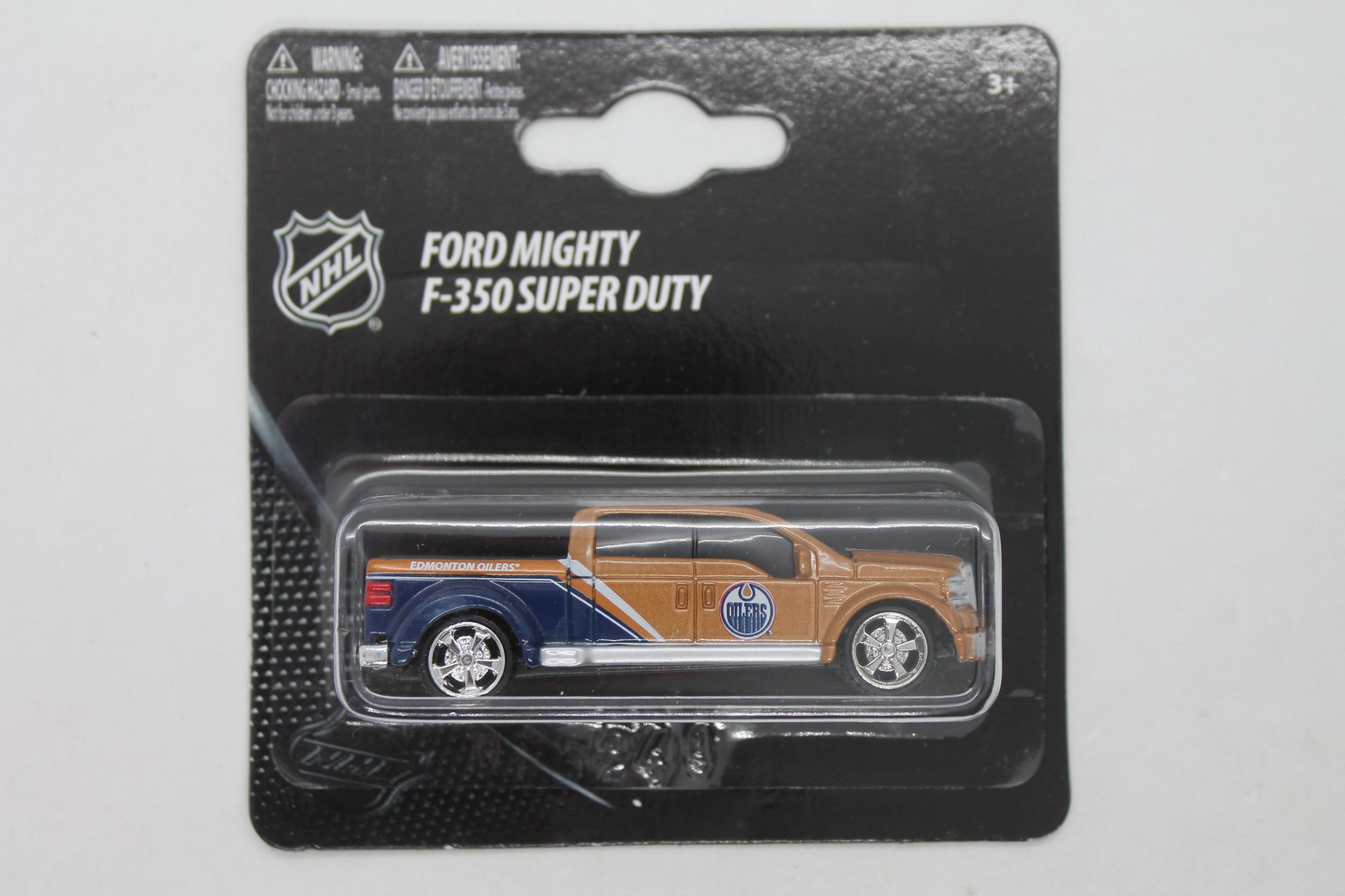 NHL Edmonton Oilers NHL Top Dog Collectibles 1:64 Ford Mighty F-350 Super Duty Diecast Truck