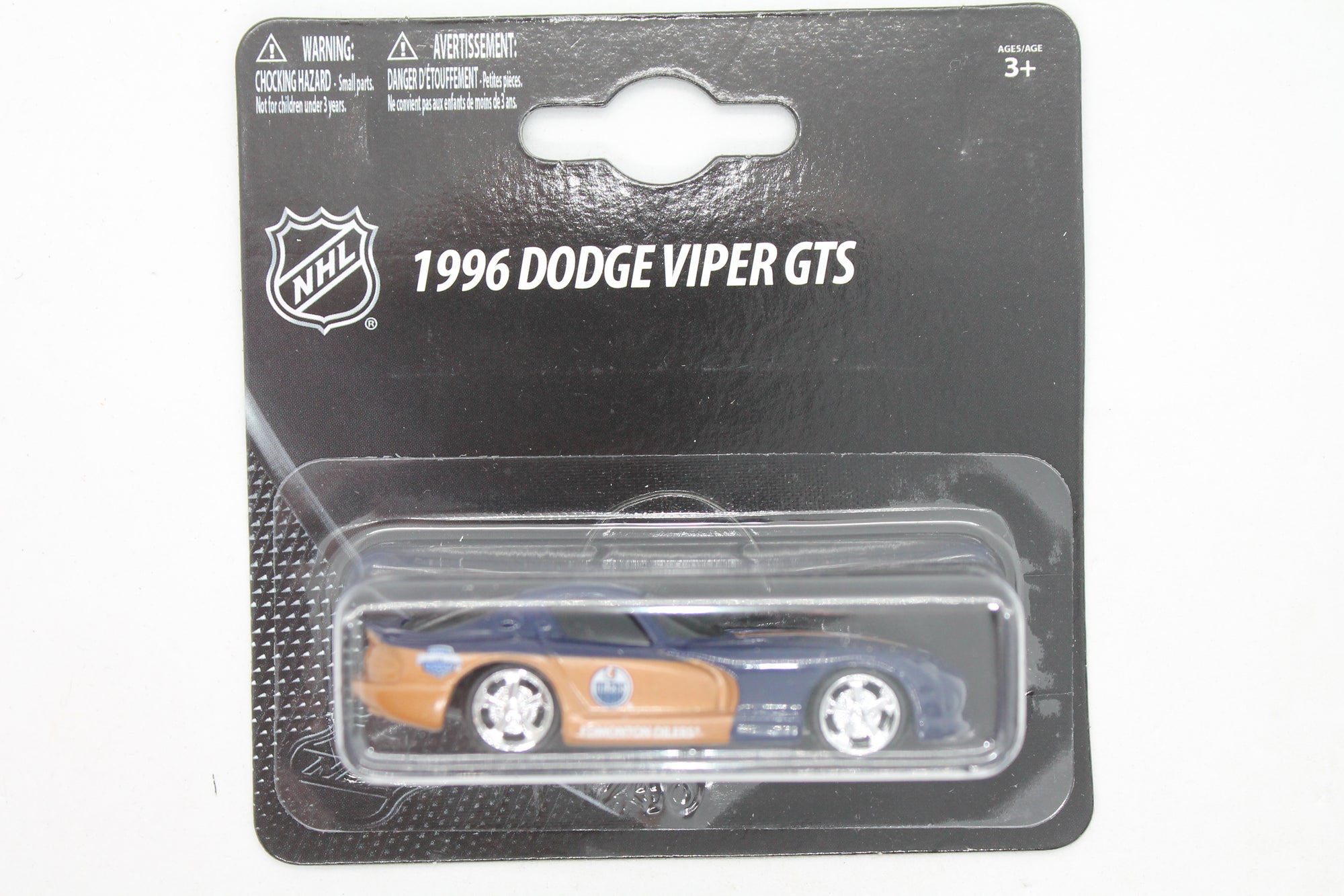 NHL Edmonton Oilers NHL Top Dog Collectibles 1:64 Dodge Viper GTS Diecast