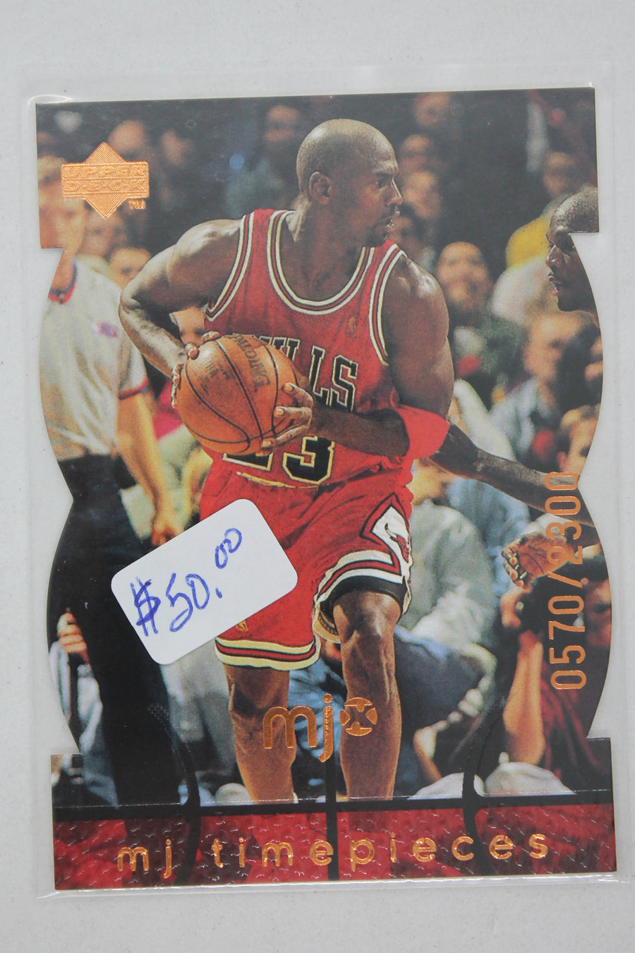 Michael Jordan 1998 Upper Deck MJ Timepieces #0570/2300 #67 - Chicago Bulls