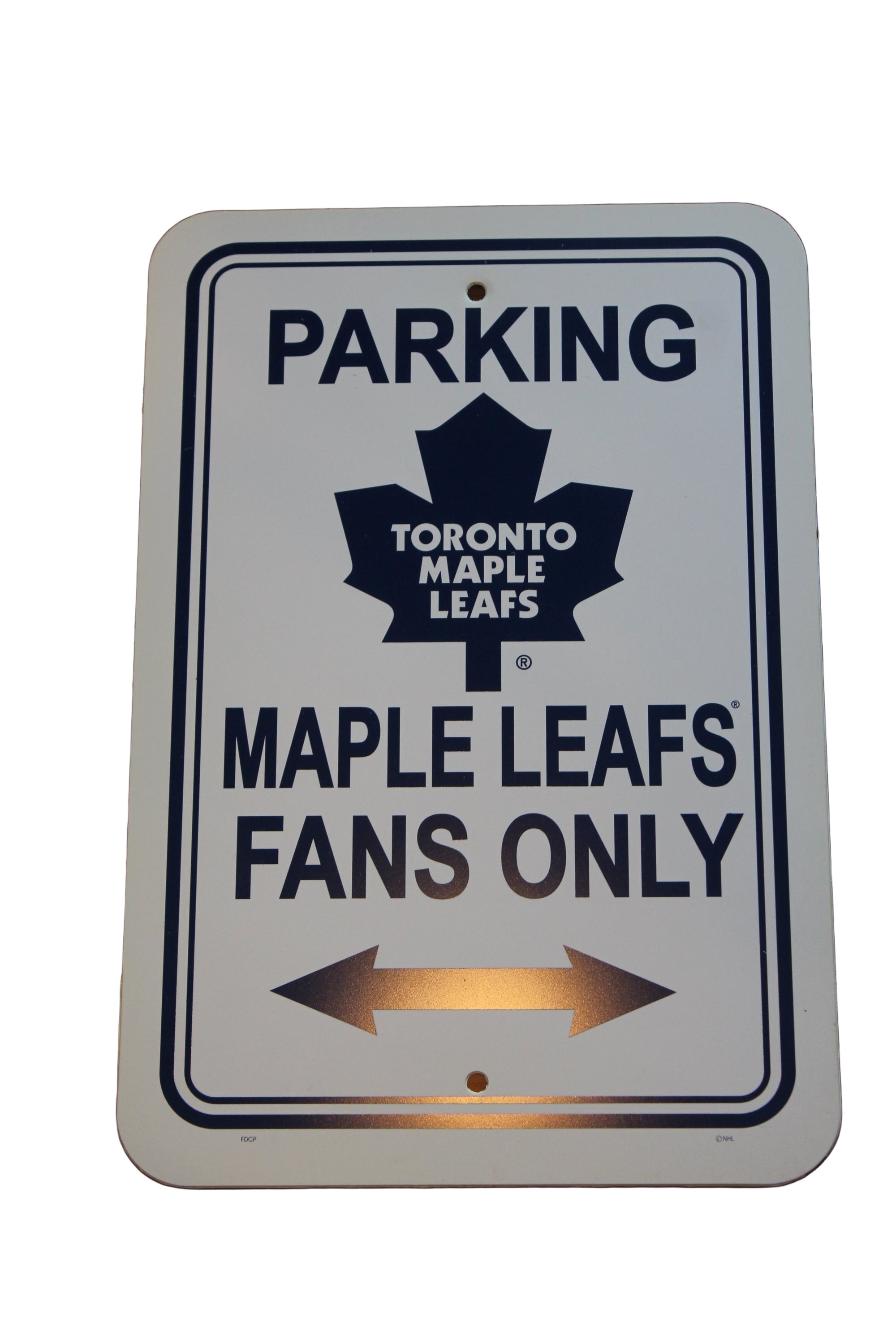 NHL Toronto Maple Leafs Parking Sign