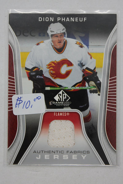 Dion Phaneuf 2006-07 SP Game Used Edition - Authentic Fabrics - Jersey #AF-DP Jersey Card