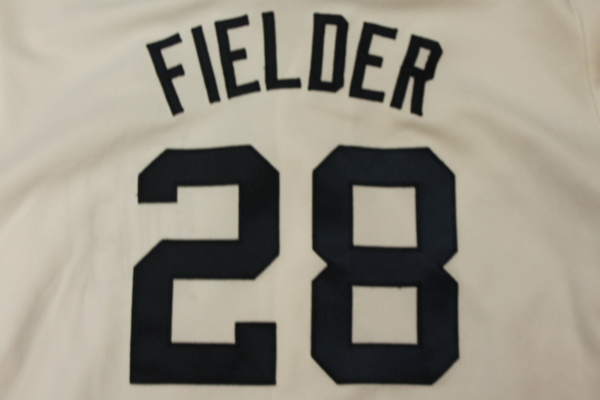 MLB Detroit Tigers Women's Majestic "Fielder" #28 Jersey (online only) - Small (Sale)