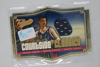NBA - Yao Ming 2003-04 Fleer Authentix - Courtside Classics - Jersey #CC-YM