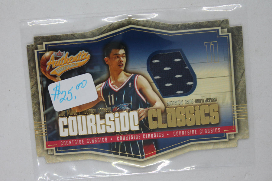 NBA - Yao Ming 2003-04 Fleer Authentix - Courtside Classics - Jersey #CC-YM