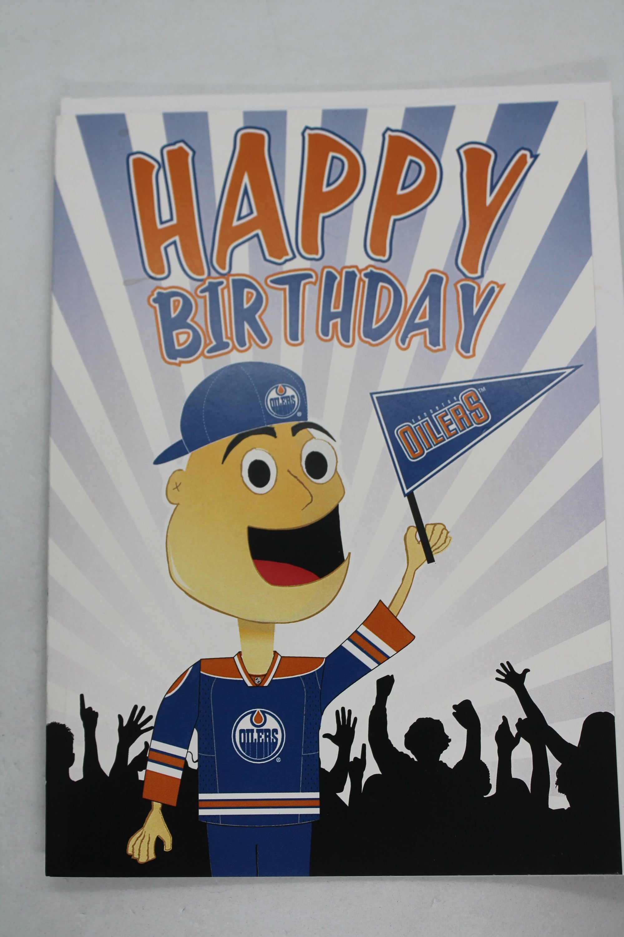 NHL Edmonton Oilers "Happy Birthday!" card