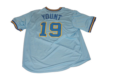 MLB Milwaukee Brewers Robin Yount #19 Men's Majestic Cooperstown Collection Baseball Jersey