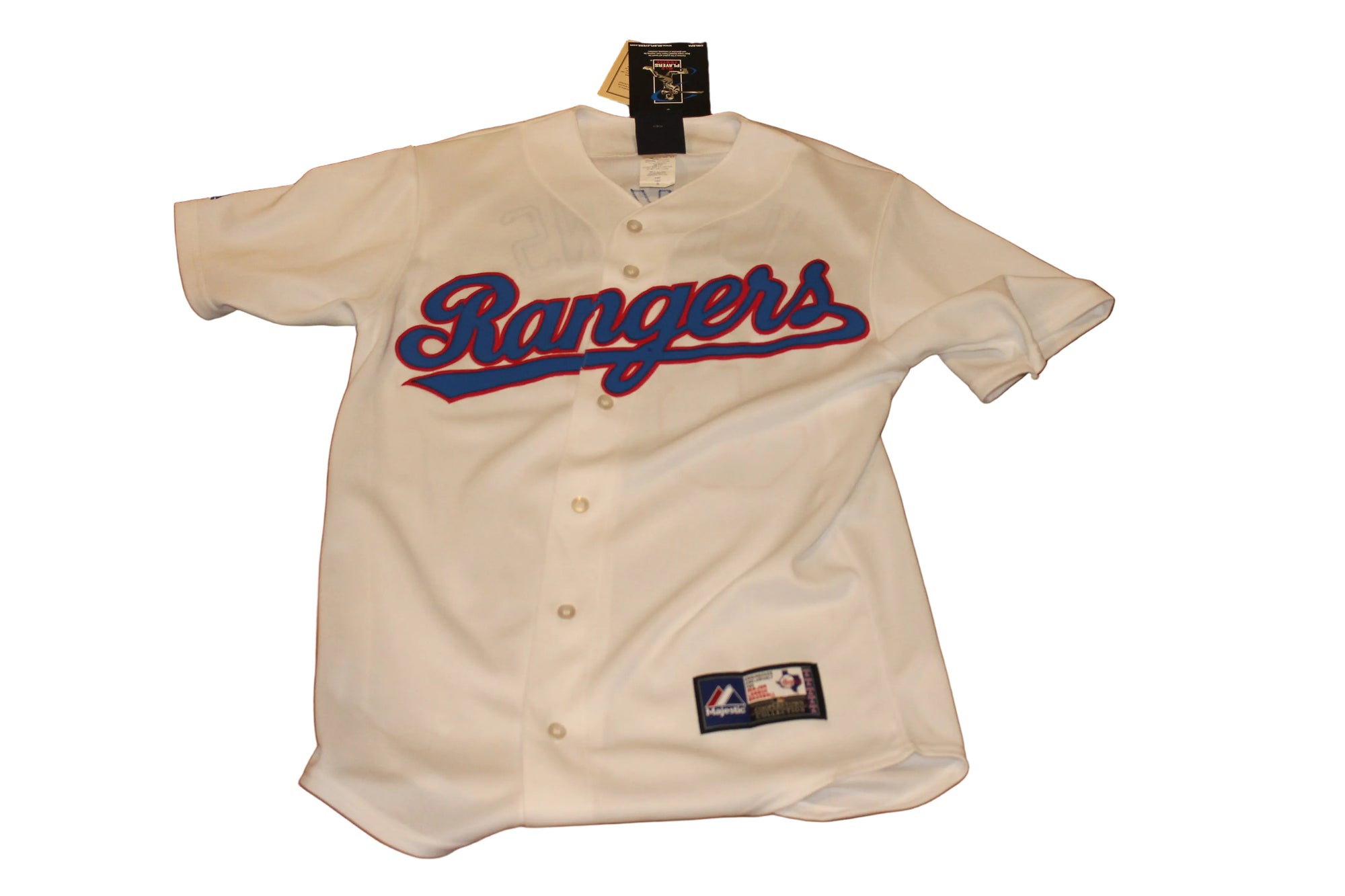 MLB Texas Rangers Fergie Jenkins #31 Men's Majestic Cooperstown Collection Baseball Jersey