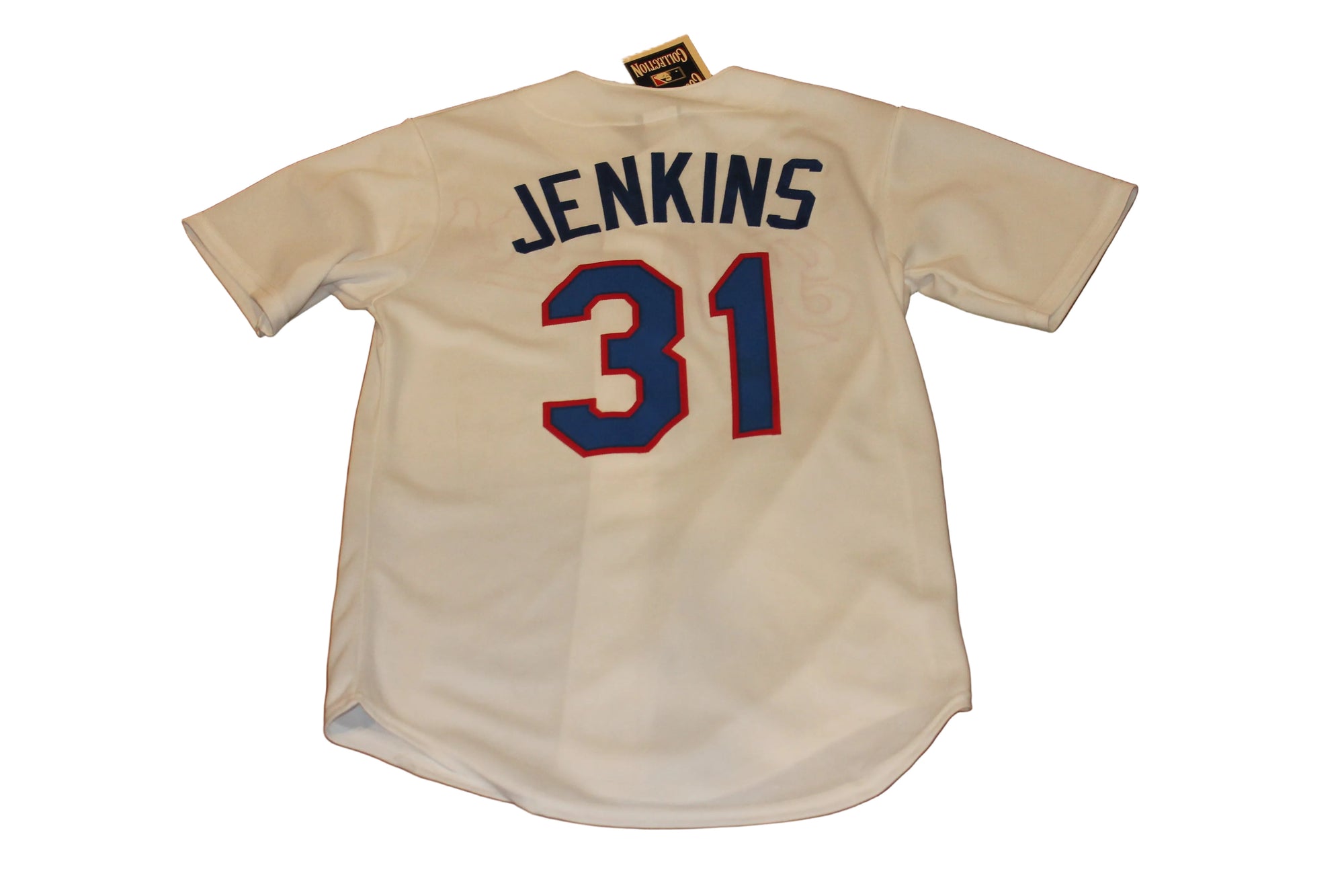 MLB Texas Rangers Fergie Jenkins #31 Men's Majestic Cooperstown Collection Baseball Jersey