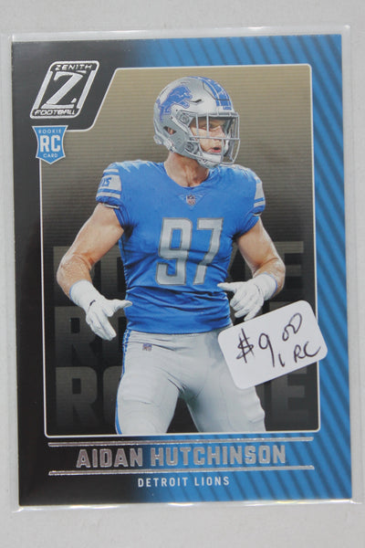 Aidan Hutchinson 2022 Panini Zenith Rookies - Rookie Card