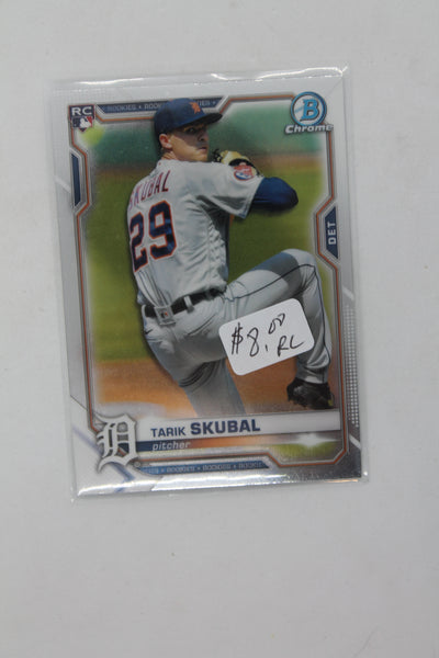 Tarik Skubal 2021 Bowman Chrome Rookie Card