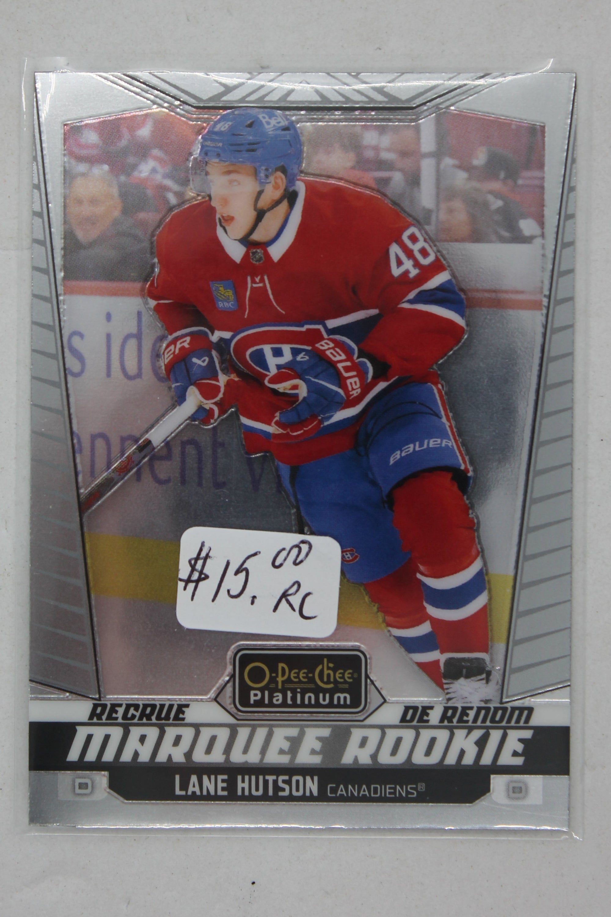 Lane Hutson 2024-25 O-Pee-Chee Platinum Rookie Card