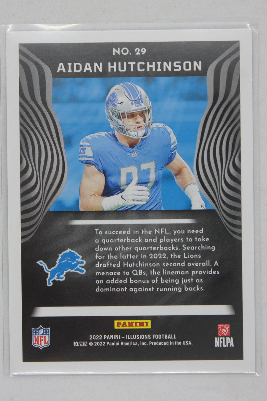 Aidan Hutchinson 2022 Panini Illusions Retail - Rookie Card