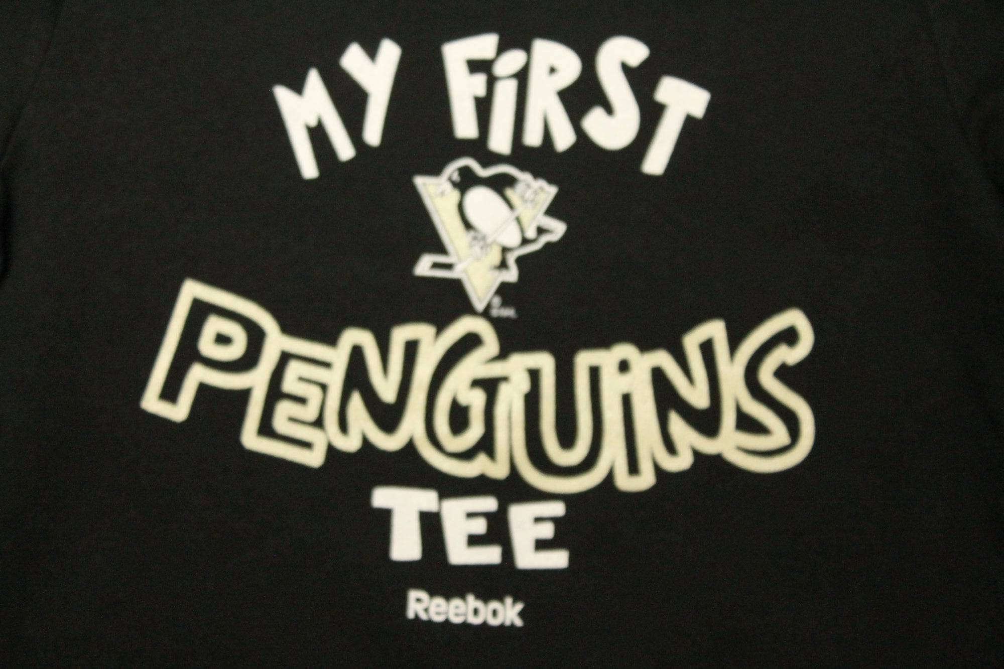NHL Pittsburgh Penguins Old Time Hockey Infant "My First Penguins Tee" Tee
