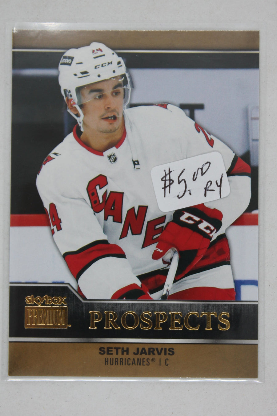 Seth Jarvis 2021-22 Skybox Metal Universe - Premium Prospects #PP-6 - Rookie Year Card