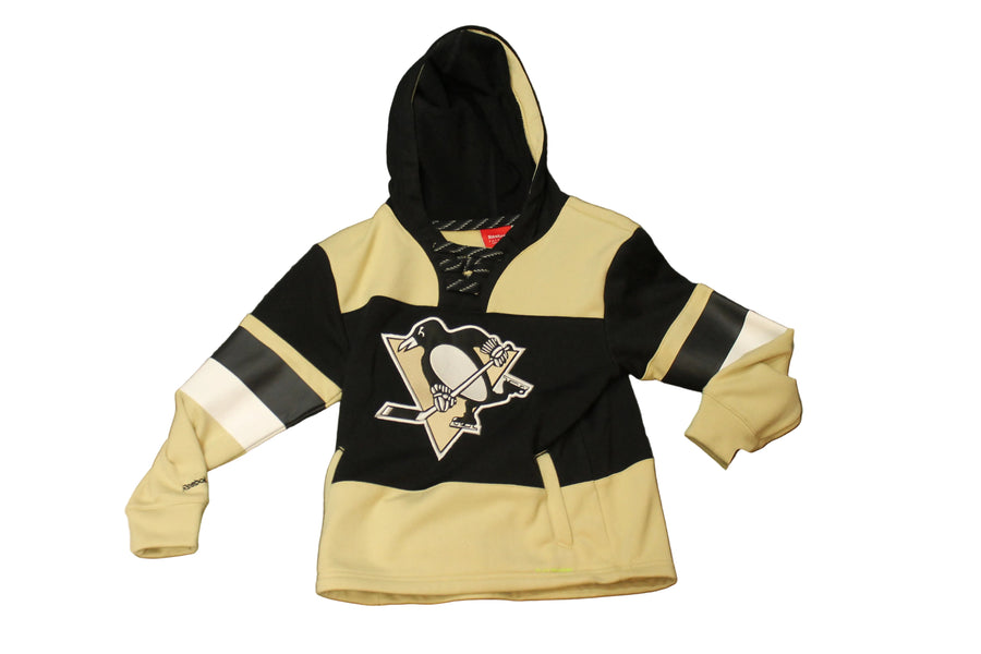 NHL Pittsburgh Penguins Kids Reebok Fleece Lacer Hoodie