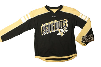 NHL Pittsburgh Penguins Kids Reebok Long Sleeve Tee - Size 5/6