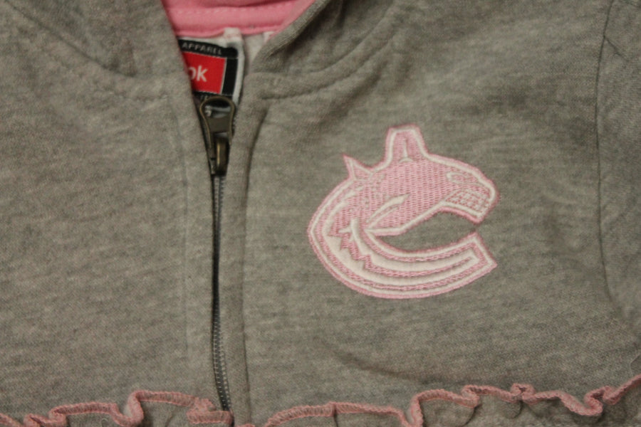 NHL Vancouver Canucks Reebok Infant 2pc Girl's Zip-Up Set