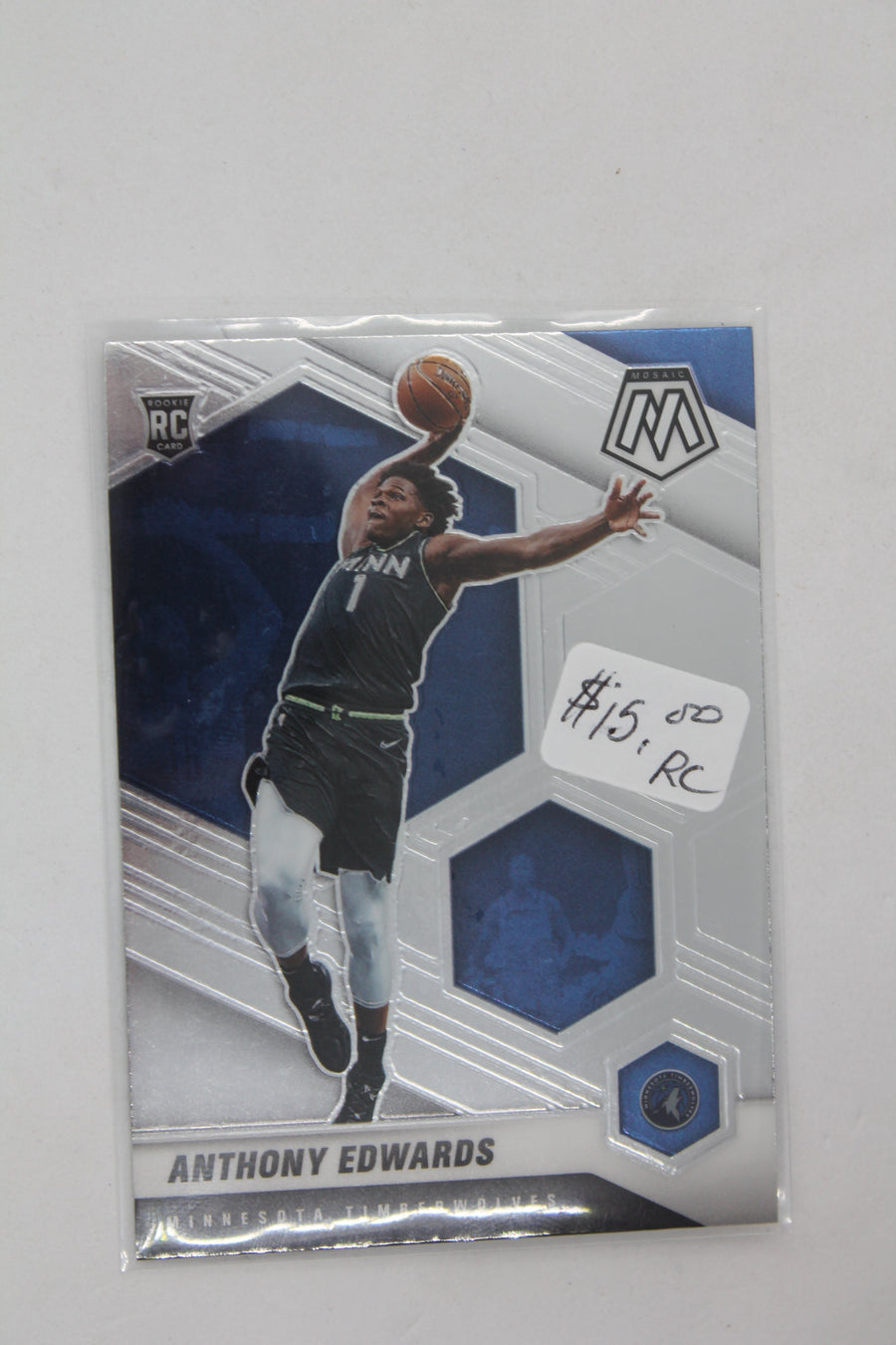 Anthony Edwards 2020-21 Panini Mosaic Rookie Card