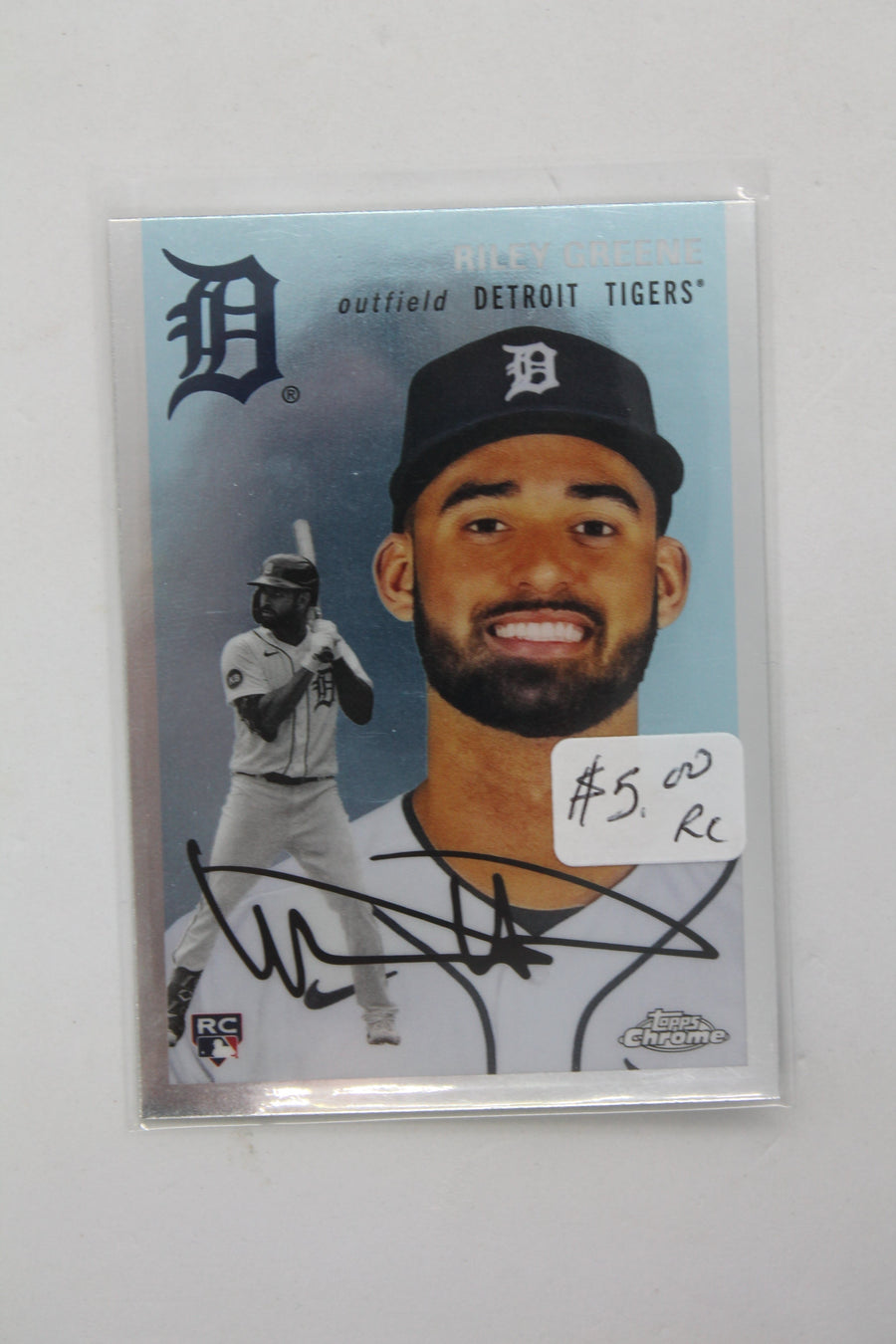 Riley Greene 2023 Topps Chrome Platinum Rookie Card