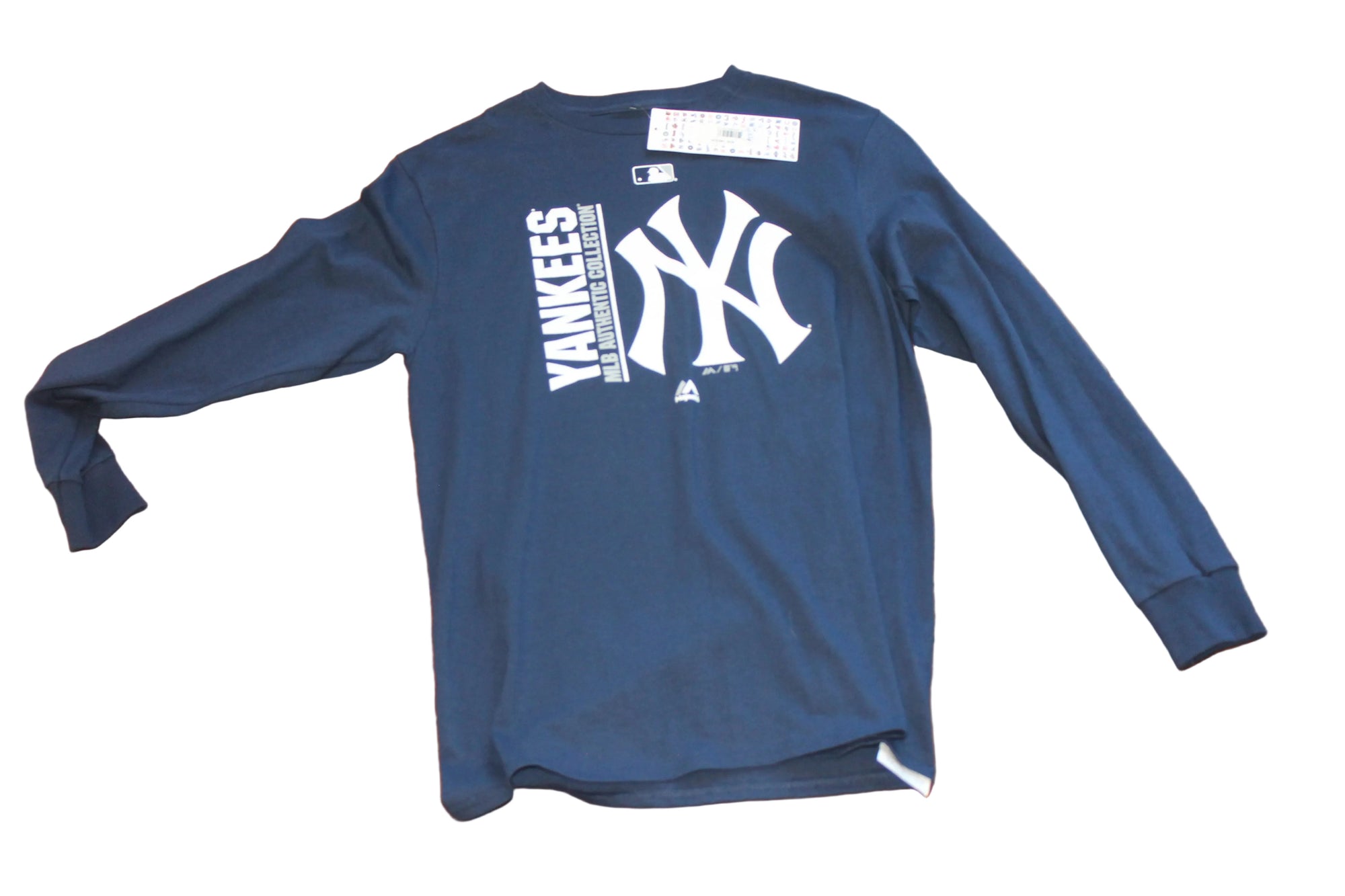 MLB New York Yankees Men's Long Sleeve Tee - Majestic - Authentic Collection