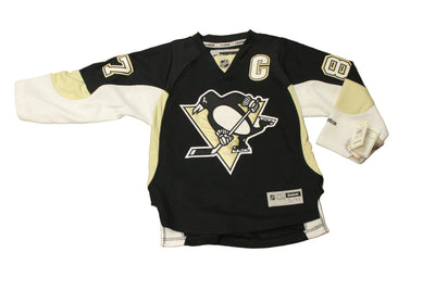 NHL Pittsburgh Penguins Reebok Youth S/M Crosby Premier Old Style Jersey