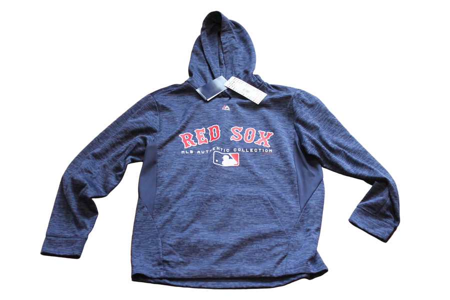 MLB Boston Red Sox Men's Therma Base Hoodie - Majestic Authentic Collection