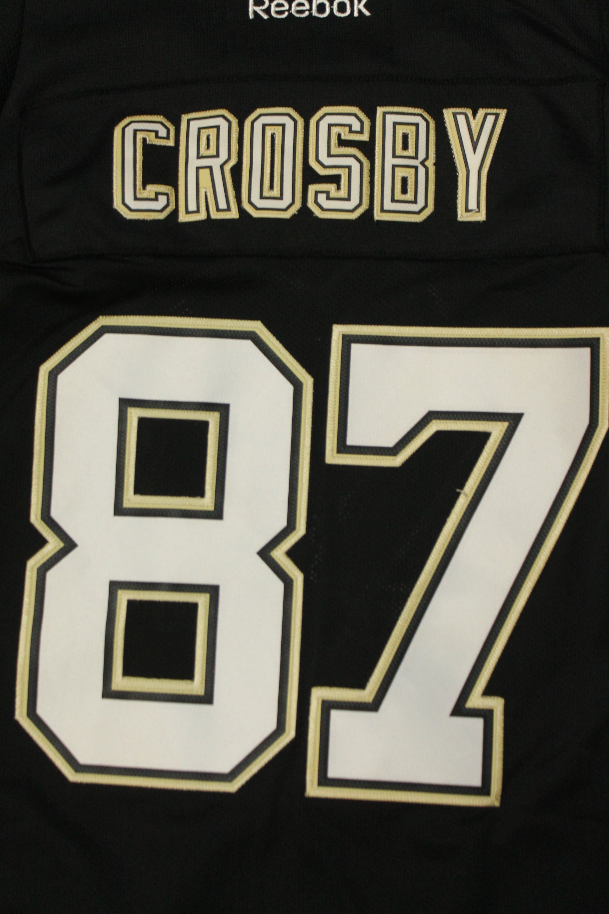 NHL Pittsburgh Penguins Reebok Youth S/M Crosby Premier Old Style Jersey