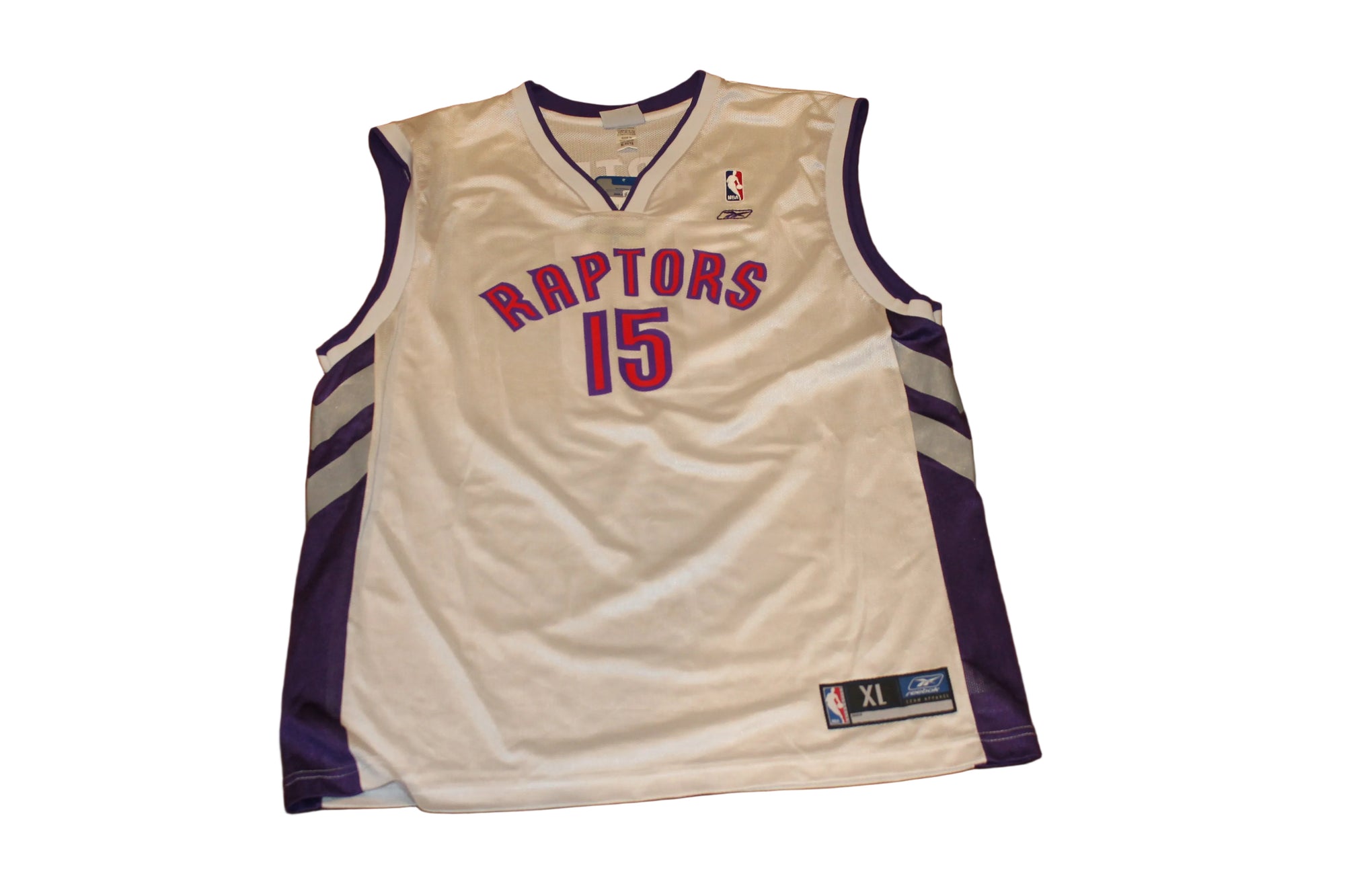 NBA Toronto Raptors Men's Reebok Vince Carter #15 Jersey - XLarge