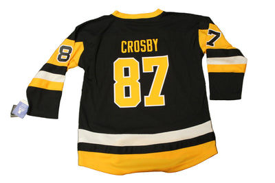 NHL Pittsburgh Penguins Youth L/XL Crosby Home Repica Jersey