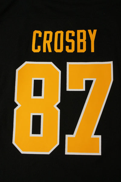 NHL Pittsburgh Penguins Youth L/XL Crosby Home Repica Jersey