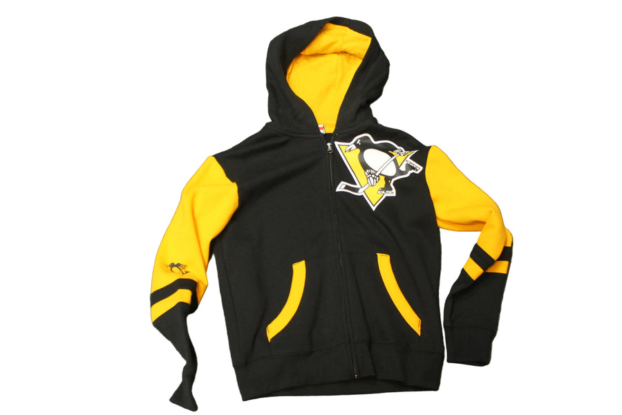 NHL Pittsburgh Penguins Youth Zip-Up Hoodie - Youth Medium