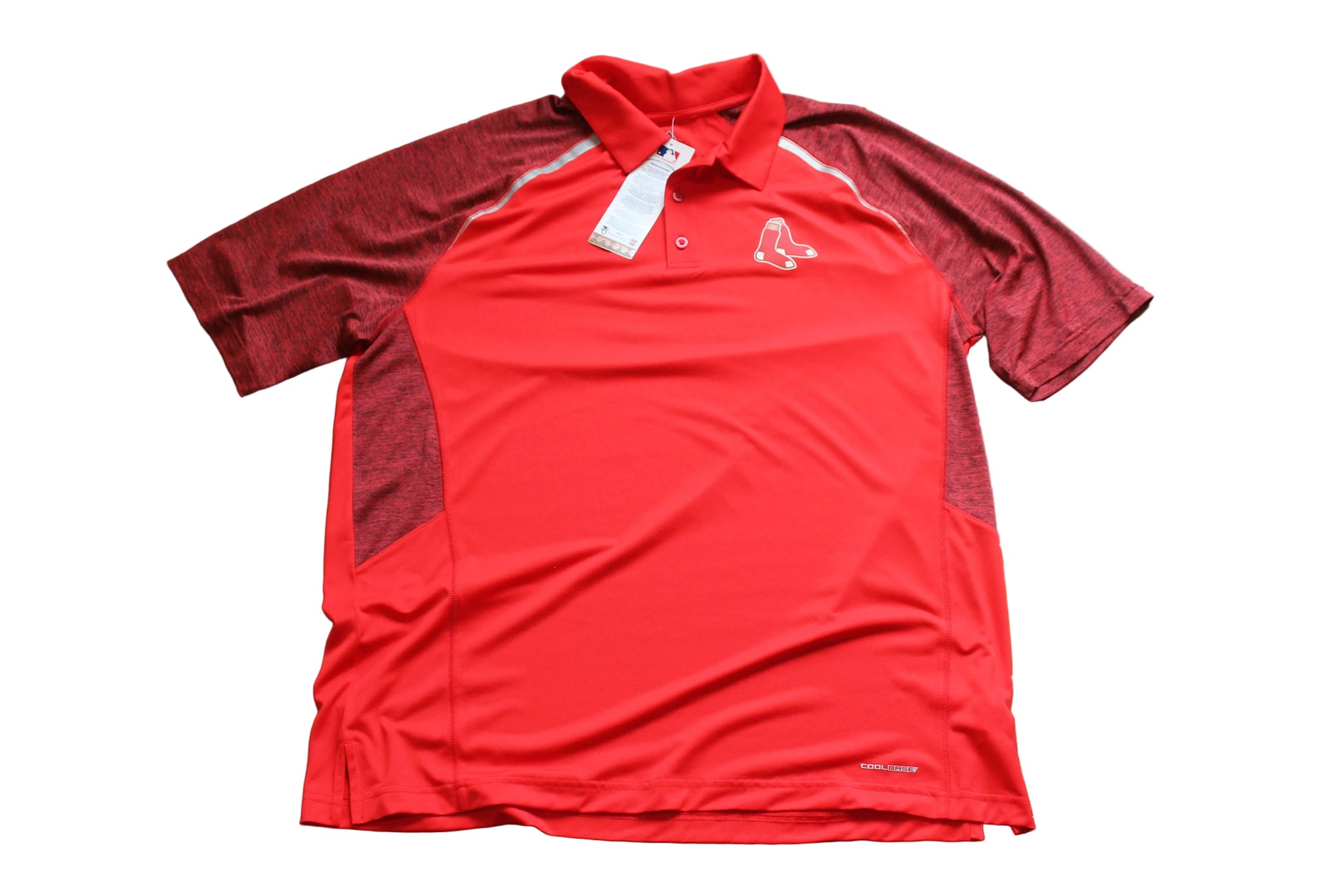 MLB Boston Red Sox Men's Golf Shirt - Majestic Cool Base - XXL
