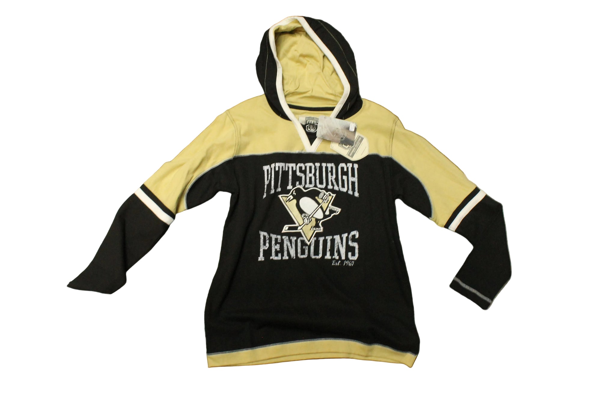 NHL Pittsburgh Penguins Old Time Hockey Youth Lightweight Hoodie