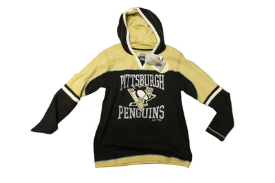 NHL Pittsburgh Penguins Old Time Hockey Youth Lightweight Hoodie