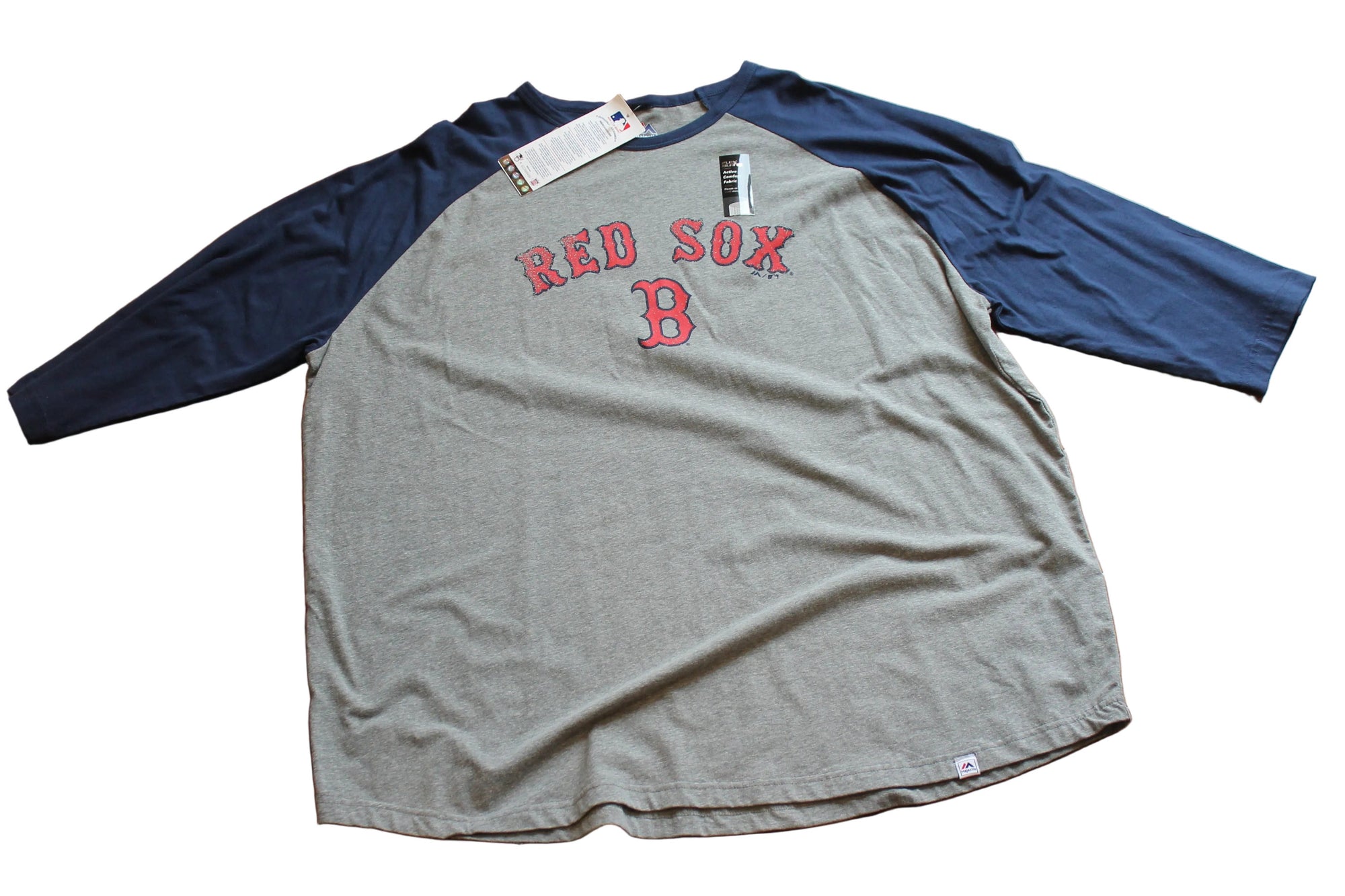 MLB Boston Red Sox Men's 3/4 Sleeve Tee - XXXLarge