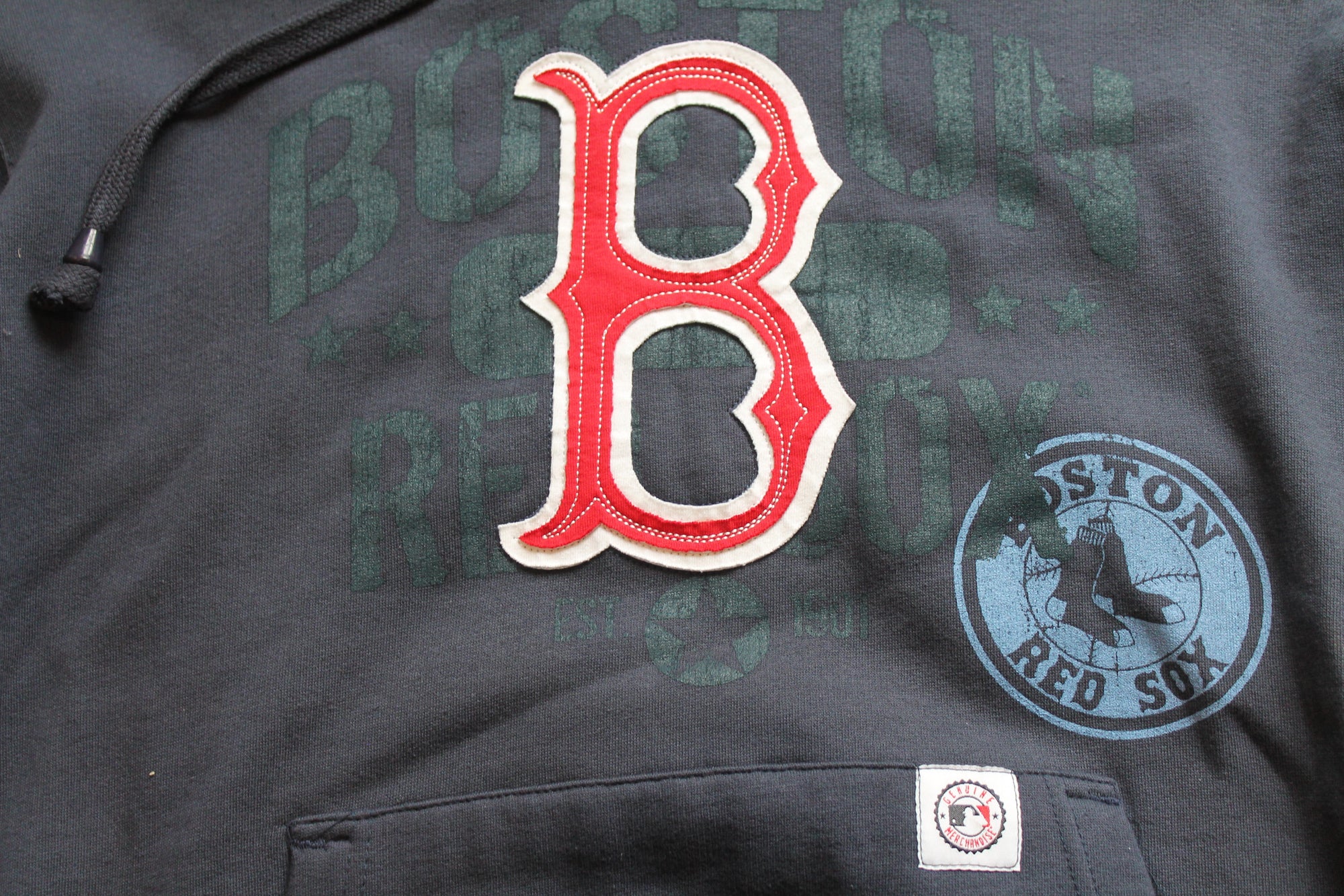 MLB Boston Red Sox Men's Stitches Baseball Hoodie - Medium