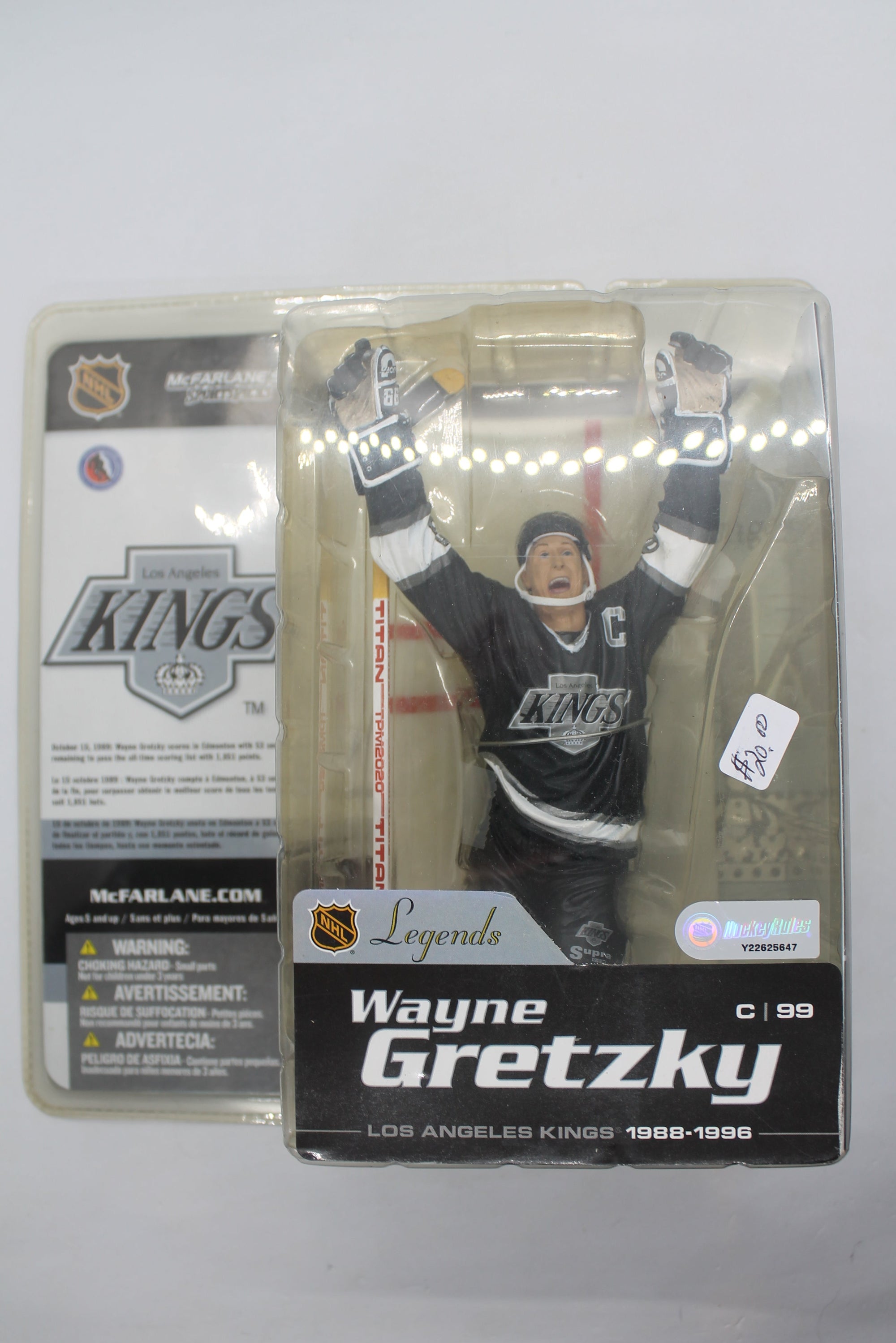 McFarlane NHL Legends Series 1 Wayne Gretzky Kings 6" Action Figure 2004