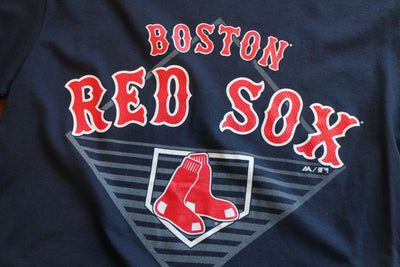 MLB Boston Red Sox Men's Tee - Majestic - Diamond - Medium