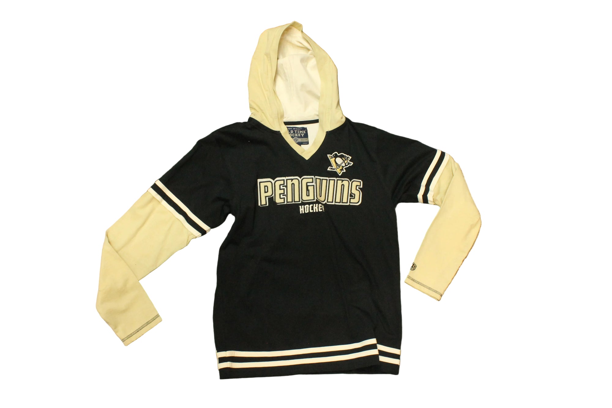 NHL Pittsburgh Penguins Old Time Hockey Youth Lightweight Hoodie