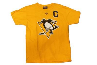 NHL Pittsburgh Penguins Youth Old Time Hockey "Lemieux #66" Tee - Youth Large