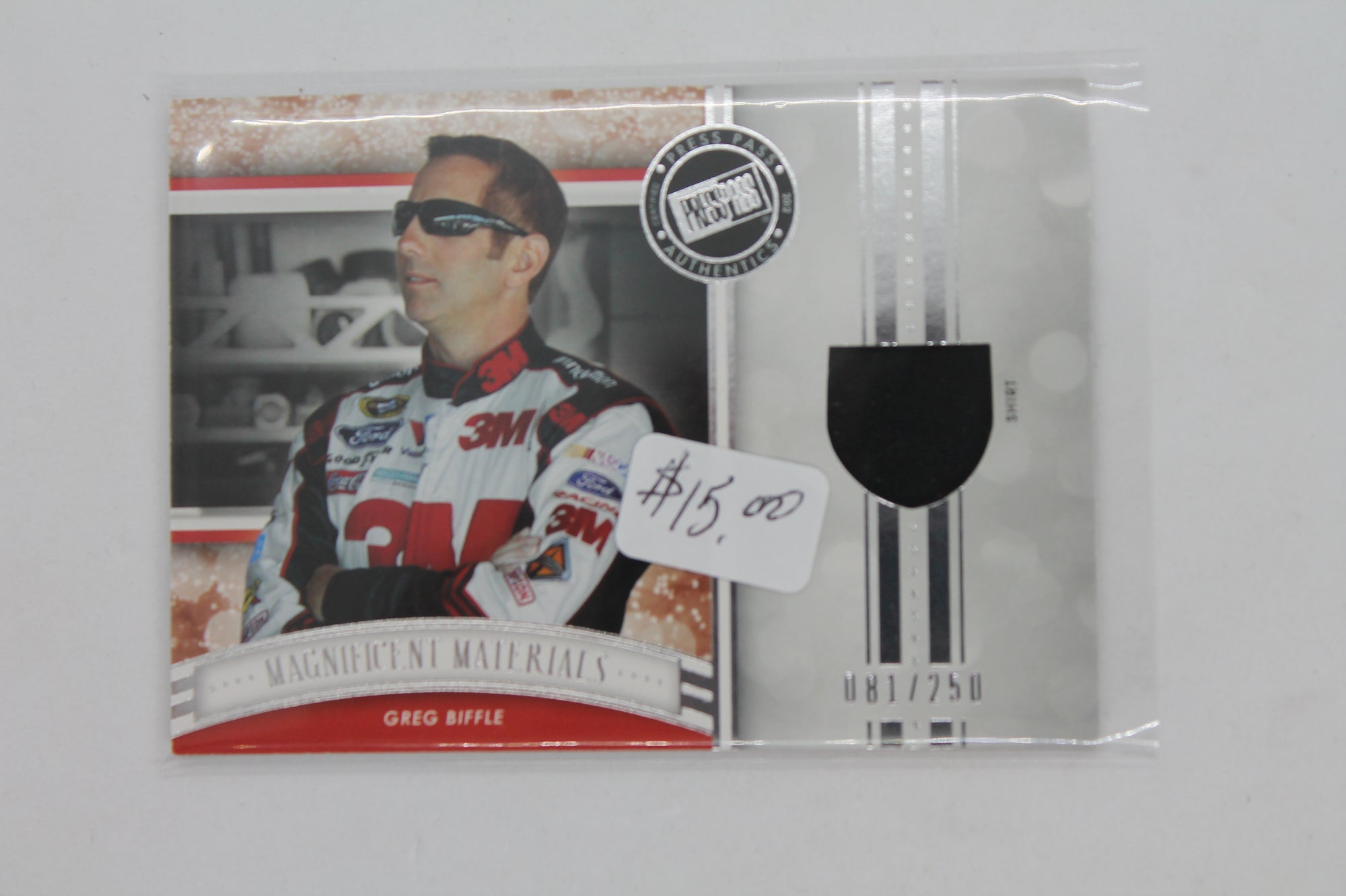 Greg Biffle 2012 Press Pass Fanfare - Magnificent Materials #MM-KH #081/250