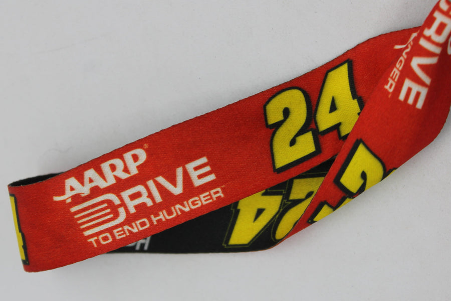 NASCAR Jeff Gordon #24 Key Strap Lanyard - AARP Drive To End Hunger