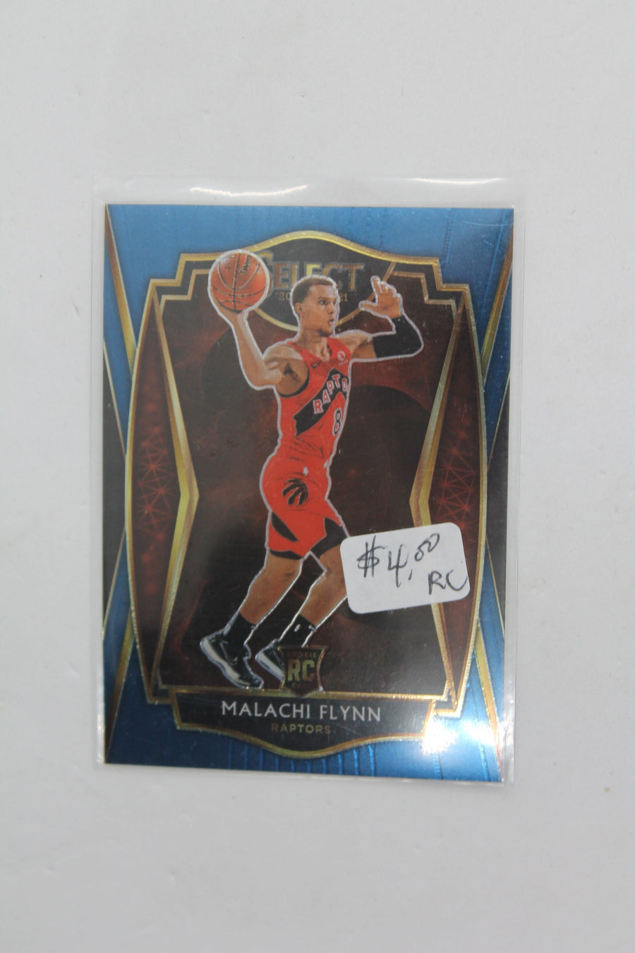 Malachi Flynn 2020-21 Panini Select Retail Blue Premier Level Rookie Card